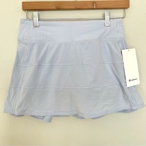 Lululemon Pace Rival Mid-Rise Skirt *Long Pastel Blue Size 4